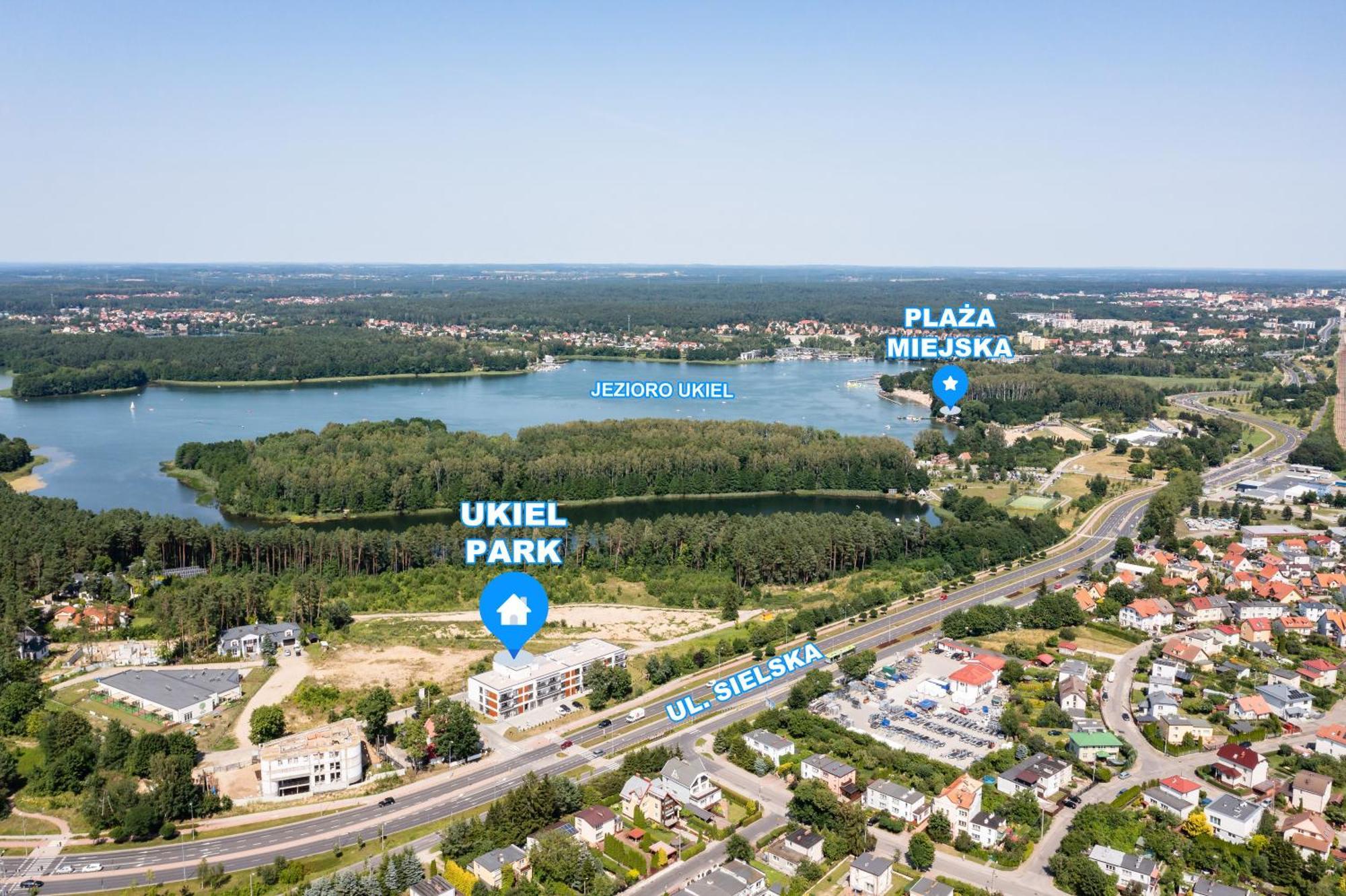 Apartament Ukiel Park 7 Przy Plazy Miejskiej - Klimatyzacja,Free Parking,Fv Olsztyn  Exterior photo